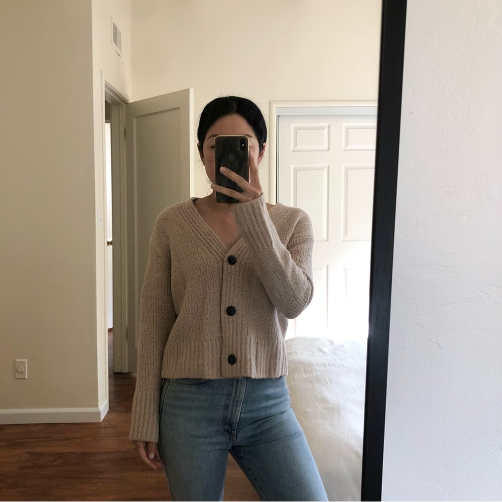 VINCE Slub WOOL Cardigan  XS